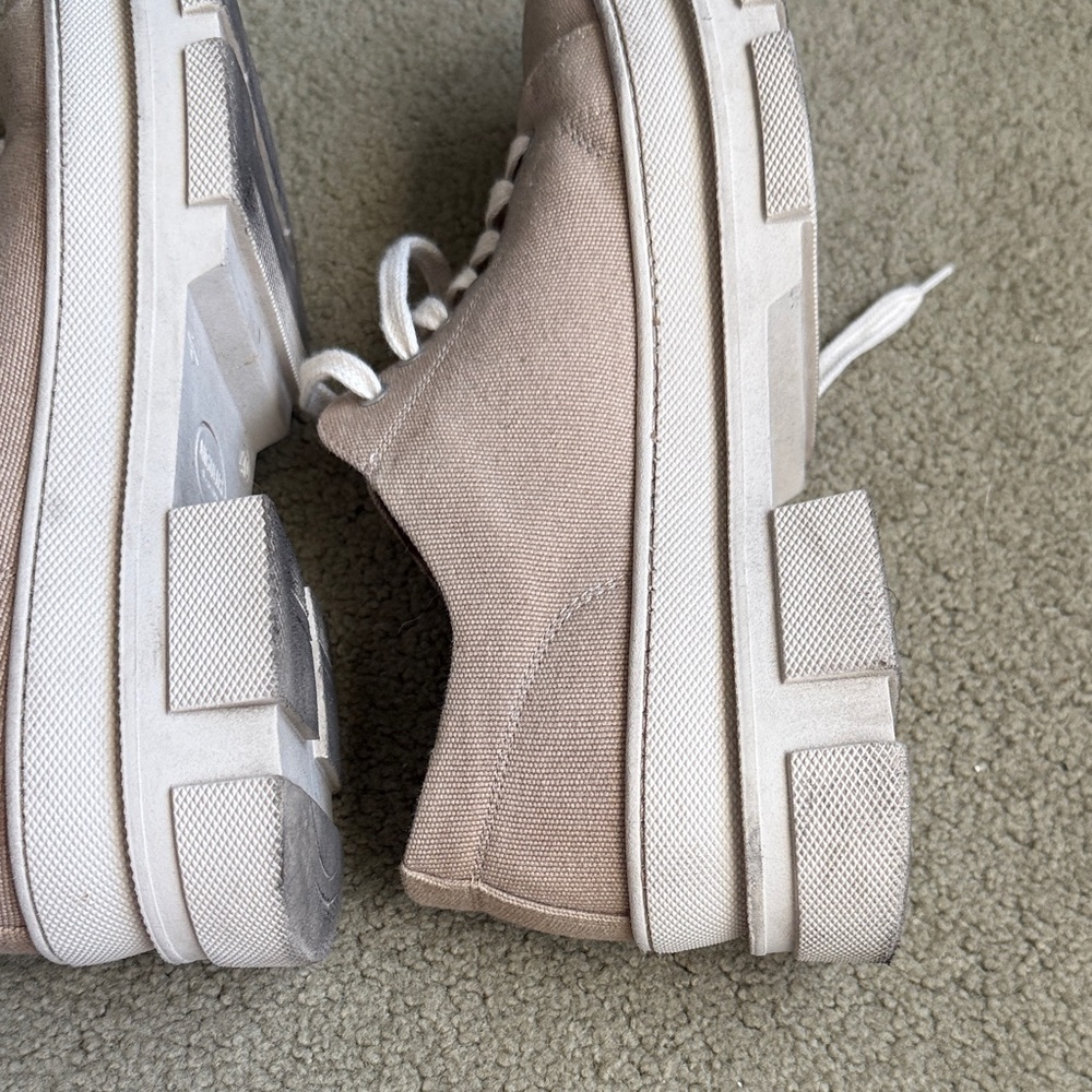 Angulus Light Brown Canvas Lace-Up Shoes - Picture 6 of 8